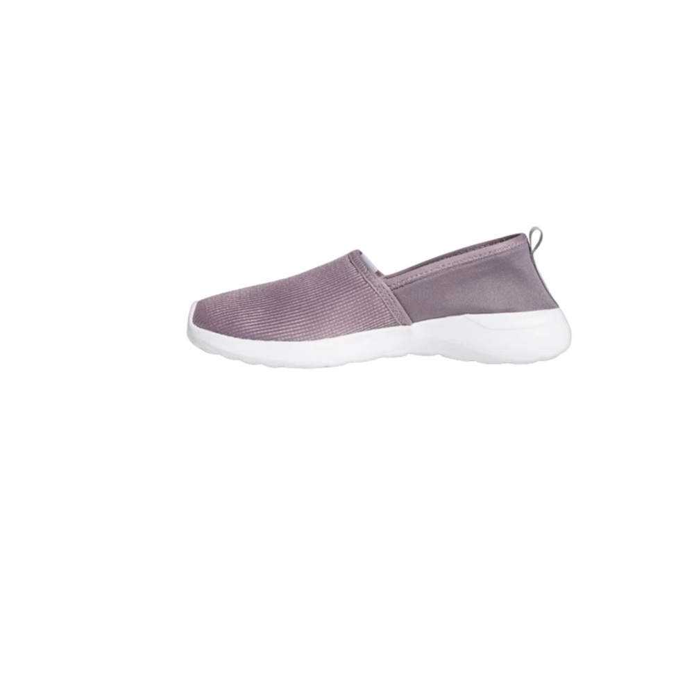 BNIB Adidas Cloudfoam Lite Racer Shoe Purple Slip On Synthetic Upper Rubber